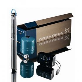 �������� ��� ����������� ����������� �������� � ������� Grundfos SQE 2 - 70 � ������� 60 �
